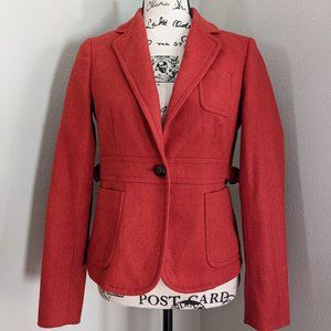 J. Crew 100% Wool Scottish Cloth Robert Noble Scotland Blazer/Jacket size 4